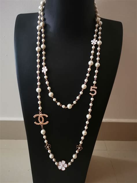 chanel inspired giant pearl necklace adventures|chanel pearl jewelry.